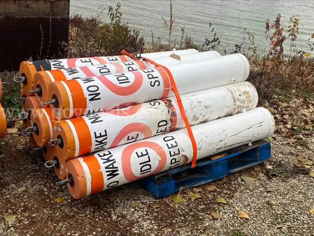 Lot of (12) Used Buoys