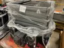 Lot of Ergotron Secure Wall-Mount PC Stations and Small Stereo w/ Speakers
