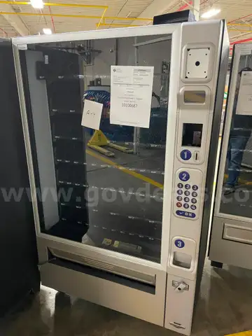 Crane Merchant Media 6 Vending Machine, Model 181