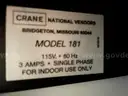 Crane Merchant Media 6 Vending Machine, Model 181