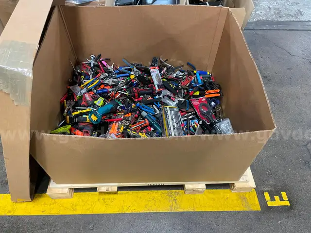 Large Box of Misc. Hand and Power Tools