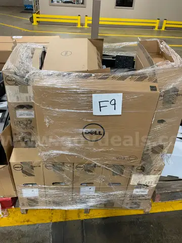 Lot of Dell W11B All-In-One Thin Clients, Keyboards, and Power Cables