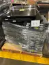 Lot of Network Routers, Large Display Monitors, Air Compressor, and Other Electronics