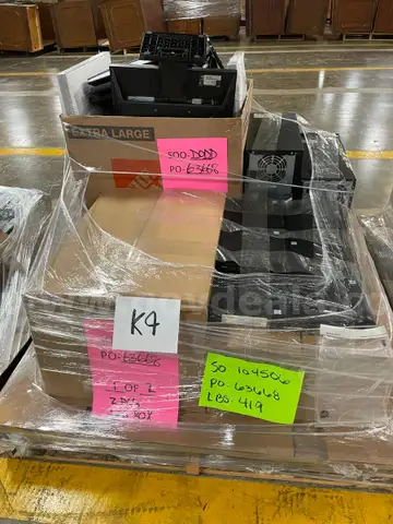 Lot of Desktop PCs, Monitors, and Other Office Equipment