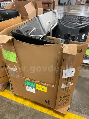 Lot of PC Monitors, Printers, and PC Related Equipment