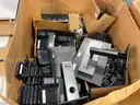 Lot of Cisco Office Phones, Cables, and PC Monitors