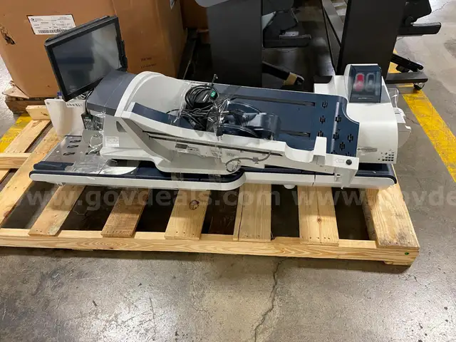 Pitney Bowes Mail Machine, Monitor, and Scale