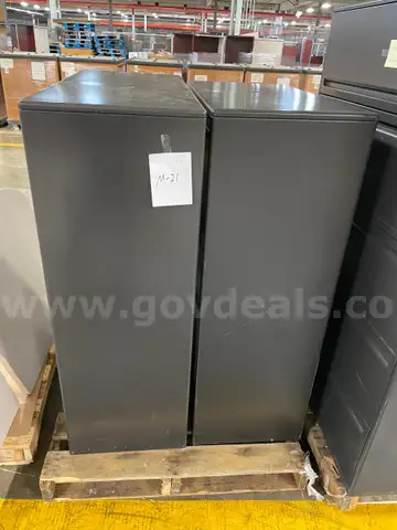 Lot of (2) 4-Drawer File Cabinets