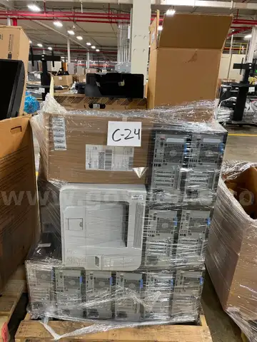 Lot of Desktop PCs, Laptops, Monitors, and Ethernet Switches