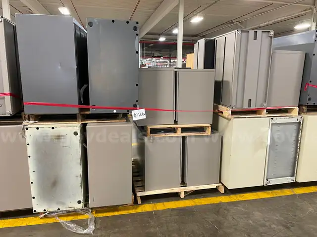 Lot of Metal Filing Cabinets