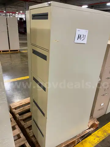 Lot of (2) Metal File Cabinets