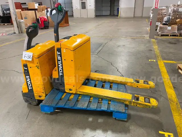 Lot of (2) TowLift Electric Pallet Jacks, Model EJE 120