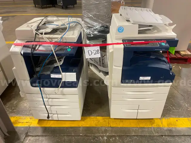 Lot of (2) Xerox Copiers/Printers