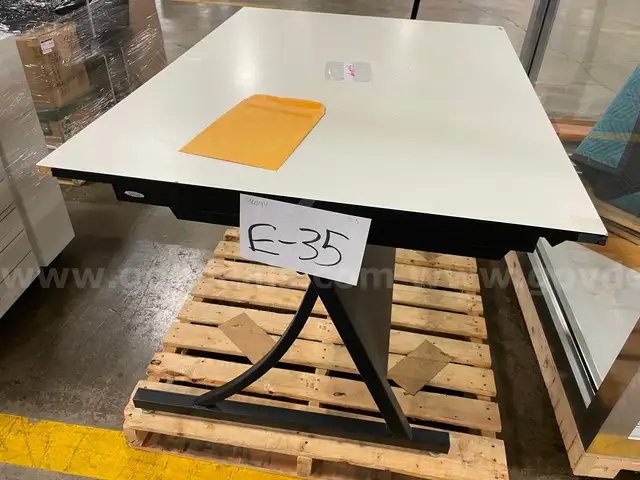 Safco Drafting Table with Metal Base