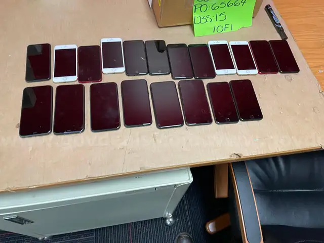 Lot of Various Cell Phones