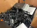 Lot of Dell Mini PCs, Laptops, and Cables