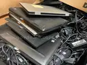 Lot of Dell Mini PCs, Laptops, and Cables