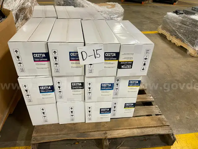 Lot of Various Toner Cartridges