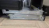 Lot of various computer equipment, tablets, monitors, and electronics.