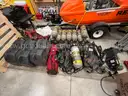 Lot of MSA Fire Hawk SCBA with Bottles and Masks