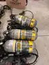 Lot of MSA Fire Hawk SCBA with Bottles and Masks