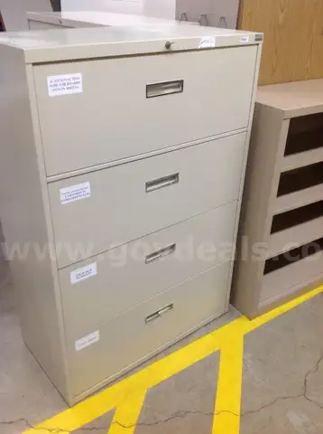 4 Drawer Lateral Filing Cabinet