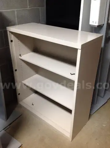 4 Shelf Metal Bookcase