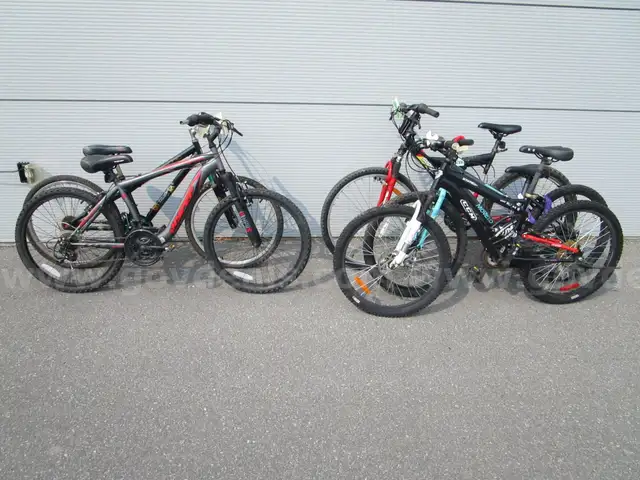 Lot of Five (5) Bicycles