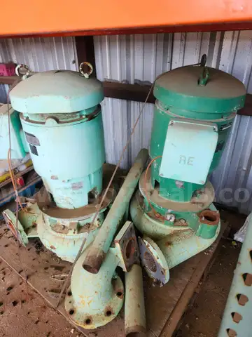 TWO SMITH AND LOVELESS DRY WELL PUMPS 30 HP
