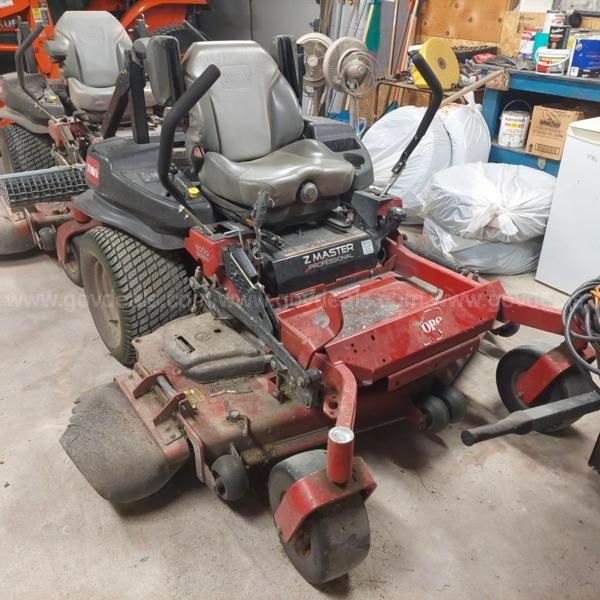 Toro Zero Turn Z Master 6000 Series GovDeals