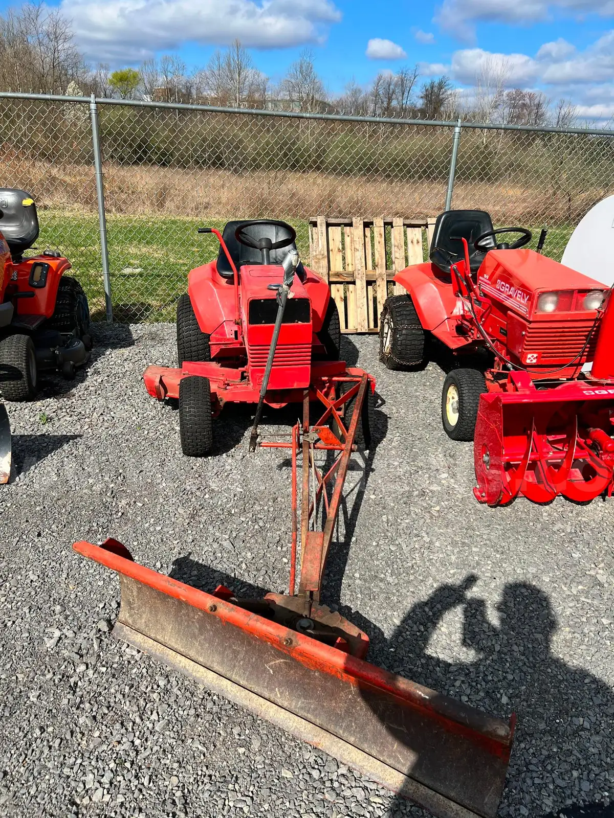 Gravely 8123 Garden Tractor with belly mower and snow plow | AllSurplus