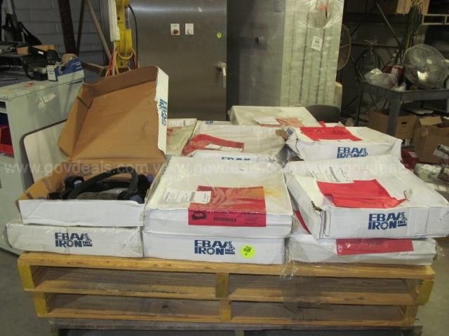 1 Pallet New Unused EBAA Inc 8 And 10 Mega Lug Restraints For Iron   1055 23319 1 