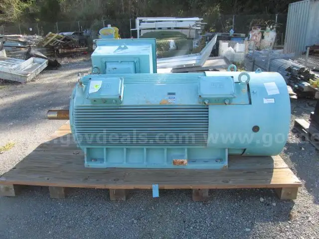 WEG / SKF Used 1000 HP Horizonal Electric Motor