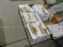 1 Pallet of Hardware :  Floor Plates and 2-hole Brackets