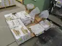 1 Pallet of Hardware :  Floor Plates and 2-hole Brackets