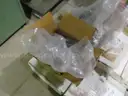 1 Pallet of Hardware :  Floor Plates and 2-hole Brackets