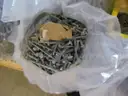 3 Pallets of Galvanized Hardware:  Lag Bolts and Carriage Bolts, Various Sizes