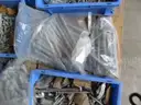 3 Pallets of Galvanized Hardware:  Lag Bolts and Carriage Bolts, Various Sizes