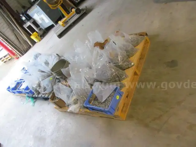 3 Pallets of Galvanized Hardware:  Lag Bolts and Carriage Bolts, Various Sizes