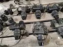 Lot of PVS-7 Night Vision Housings, Parts &#x26; Storage Bags