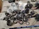 Lot of PVS-7 Night Vision Housings, Parts &#x26; Storage Bags