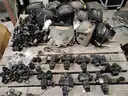 Lot of PVS-7 Night Vision Housings, Parts &#x26; Storage Bags