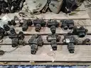 Lot of PVS-7 Night Vision Housings, Parts &#x26; Storage Bags