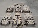 Lot of Six BAE Systems Military Vehicle Troopseats w/ 5-Point Harness