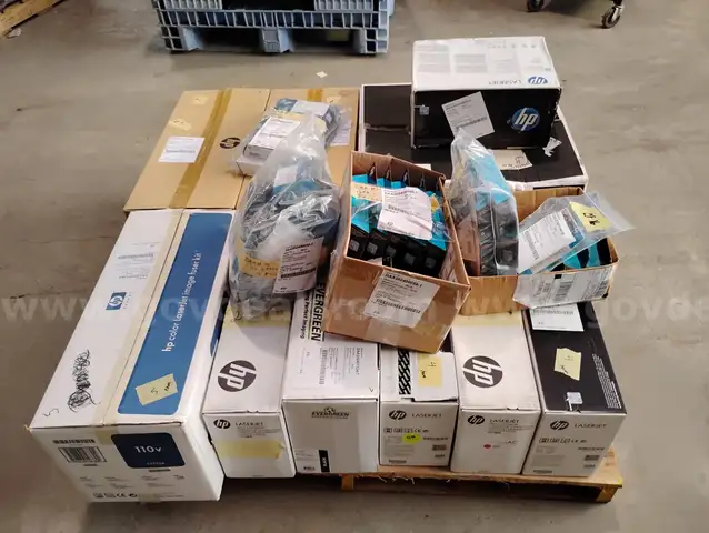 Pallet Lot of Misc LaserJet Toner Cartridges