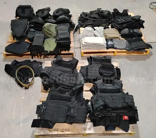 Large Lot of Tactical Body Armor / Plate Carriers &#x26; Accessories