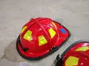 Lot of Five Fire Fighter Helmets