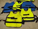 Seven Uline Cool Vests w/ Water Chiller Unit