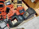 Lot of 16 Leather Welding Hoods w/ Extras