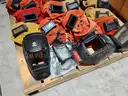 Lot of 16 Leather Welding Hoods w/ Extras